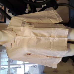 Oscar de la Renta Pink Pajama set Woman's Size L